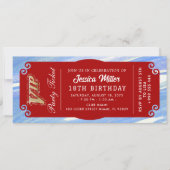 Invitation de billet de parti (Devant)