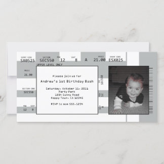 Invitation de billet de sport