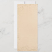 Invitation de billet Halloween vintage (Dos)