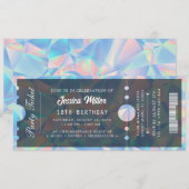 Invitation de billet Opal (Devant / Derrière)