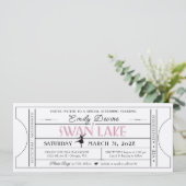 Invitation de billet pour la fête d'anniversaire d (Debout devant)