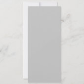 Invitation de billet Sport Photo Grande carte Code (Dos)