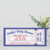 Invitation de billets de base-ball (Debout devant)