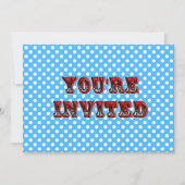 Invitation de billets de cirque (Devant)