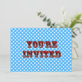 Invitation de billets de cirque (Debout devant)