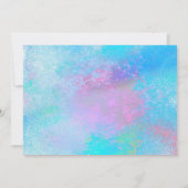 Invitation de billets de fête (Dos)