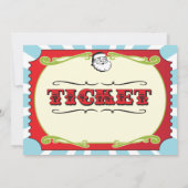 Invitation de billets de fête de Noël (Dos)