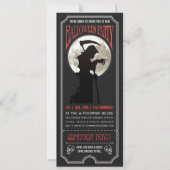 Invitation de billets de fête d'Halloween (Devant)