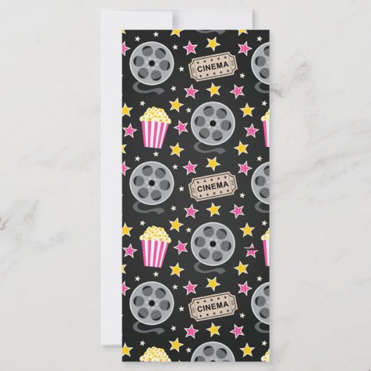 Invitation De Billets De Film, Invitation De Soiré (Dos)