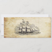 Invitation de billets de la partie d'engagement de (Dos)