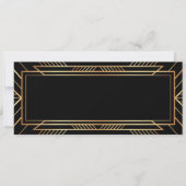 Invitation de billets du parti Roaring 20's (Dos)
