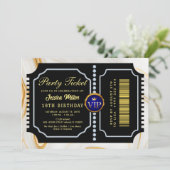 Invitation de billets Golden Party (Debout devant)