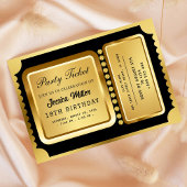 Invitation de billets Golden Party