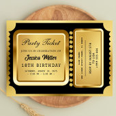 Invitation de billets Golden Party
