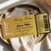 Invitation de billets Golden Party