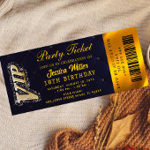 Invitation de billets Golden Party