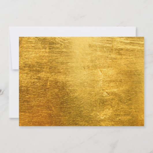 Invitation de billets Golden Party (Dos)