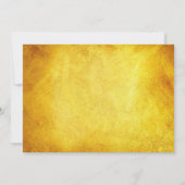 Invitation de billets Golden Party (Dos)