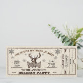 Invitation de billets pour la fête de Noël de Rein (Debout devant)