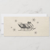 Invitation de billets pour la fête de Noël de Rein (Dos)