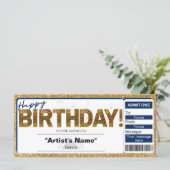 Invitation de billets pour le concert d'anniversai (Debout devant)