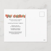 Invitation de biscuits de Noël (Dos)