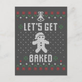 Invitation de biscuits de Noël (Devant)