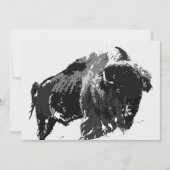 Invitation de bisons / buffles - Invitations de bu (Devant)