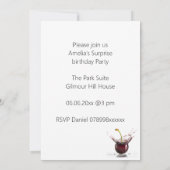 Invitation de Black Cherry Party (Dos)