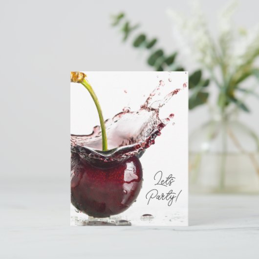 Invitation de Black Cherry Party (Debout devant)