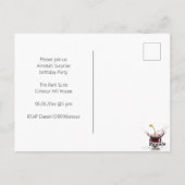 Invitation de Black Cherry Party (Dos)