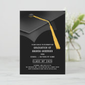 Invitation de Black Grad Casquette Black Graduatio (Debout devant)
