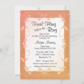 Invitation de Blond Haired Bachelorette Party (Dos)