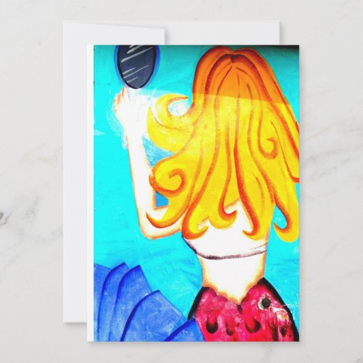 invitation de blonde mermaid (Devant)