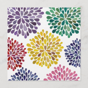 Invitation De Blossoms De L'Arc En Ciel Vide À N'I