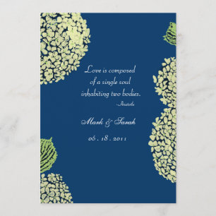 Invitation de Blueberry Hydrangea