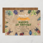 Invitation de bogues vintages (Devant / Derrière)