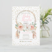 Invitation de Boho rose Gold Dream-Catcher (Debout devant)