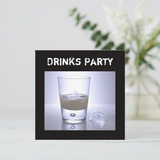 Invitation de boissons (Debout devant)