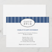 Invitation de bon goût de classe d'obtention du (Devant / Derrière)