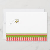 Invitation de bonbon à cerise (Dos)