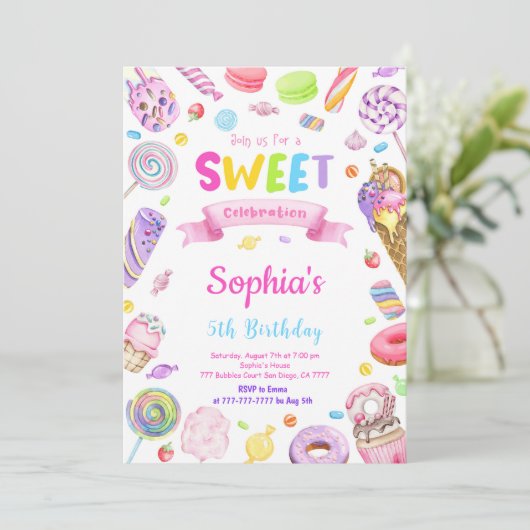 Invitation de bonbons (Debout devant)