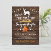 Invitation de Bonfire Party (Debout devant)