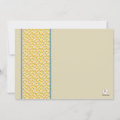 Invitation de bonnet de printemps (Dos)