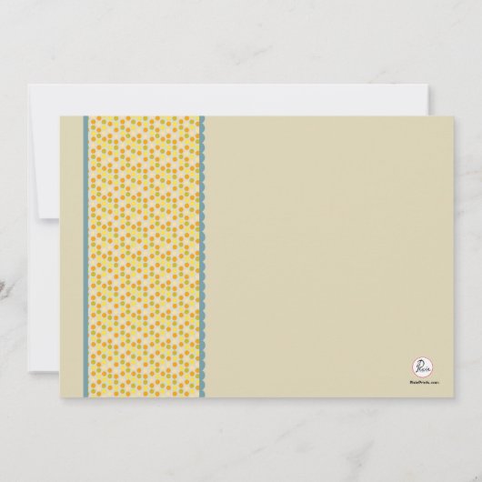 Invitation de bonnet de printemps (Dos)