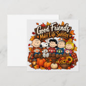 Invitation De bons amis rendent la vie plus douce ! (Devant / Derrière)