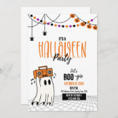 Invitation de Boo-gie Halloween Party (Devant / Derrière)
