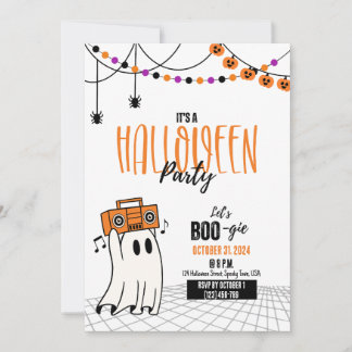 Invitation de Boo-gie Halloween Party