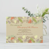 Invitation de bordure heureuse (Debout devant)