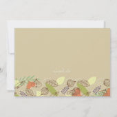 Invitation de bordure heureuse (Dos)